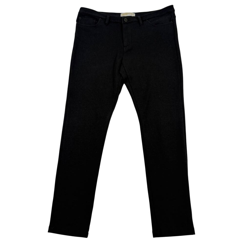 Michael Michael Kors Womens Size 8 Black Knit Straight Leg Pants Stretch